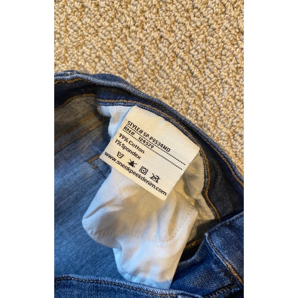 Sneak peek jeans Size 9 Lowrise - Picture 4 of 9